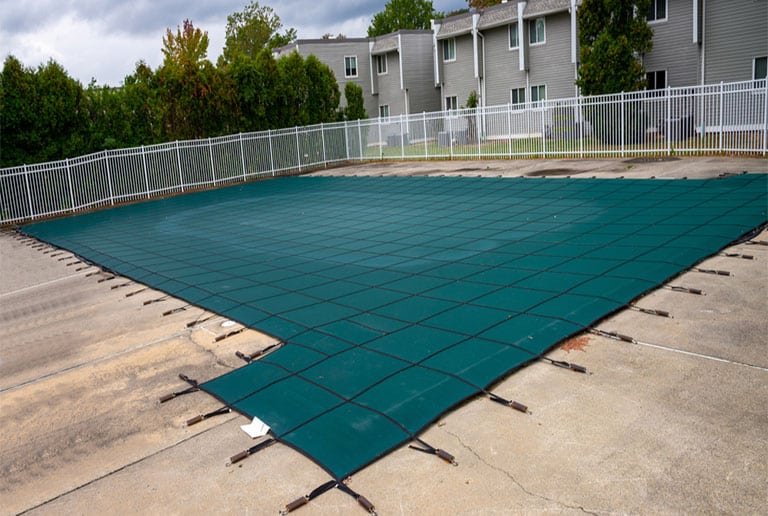 solid pool cover